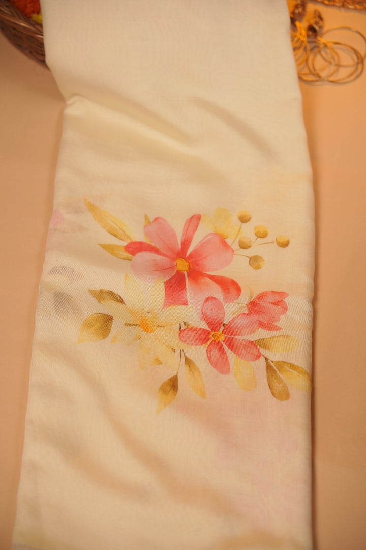 Chanderi Silk Saree TSA5494