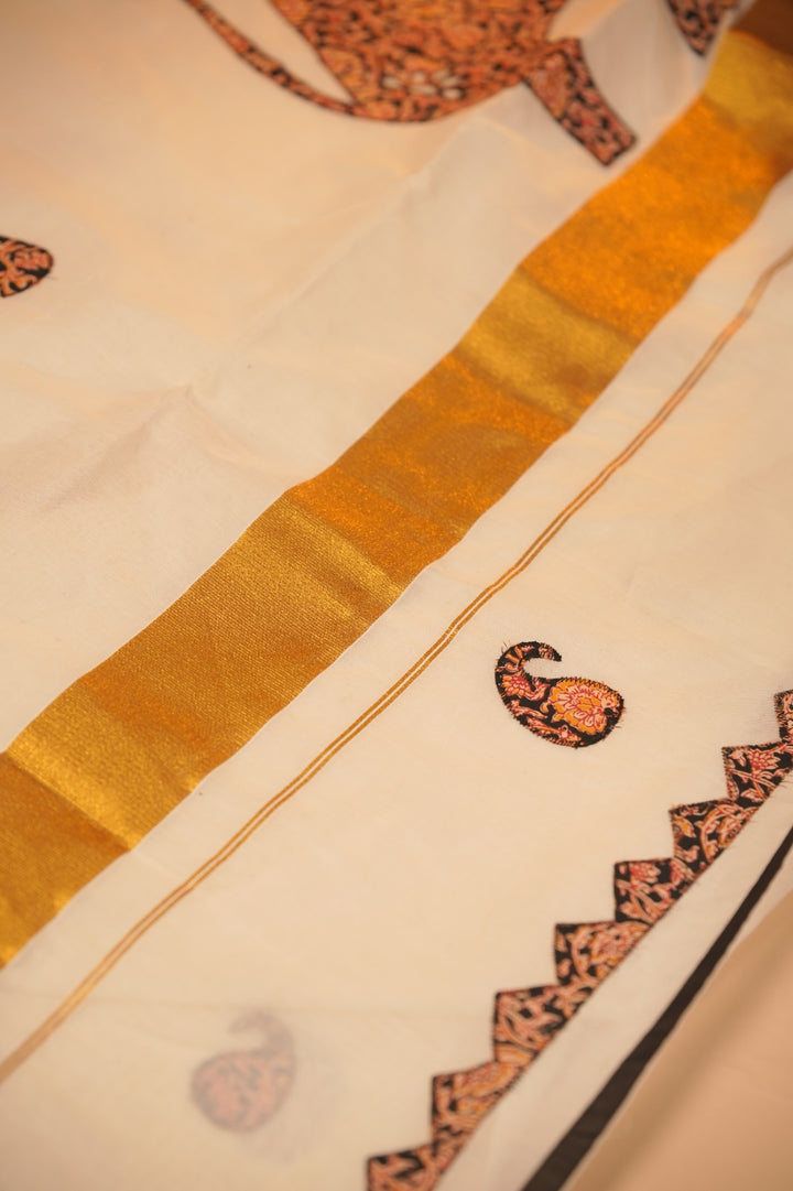 Kerala Cotton Saree TSA5493