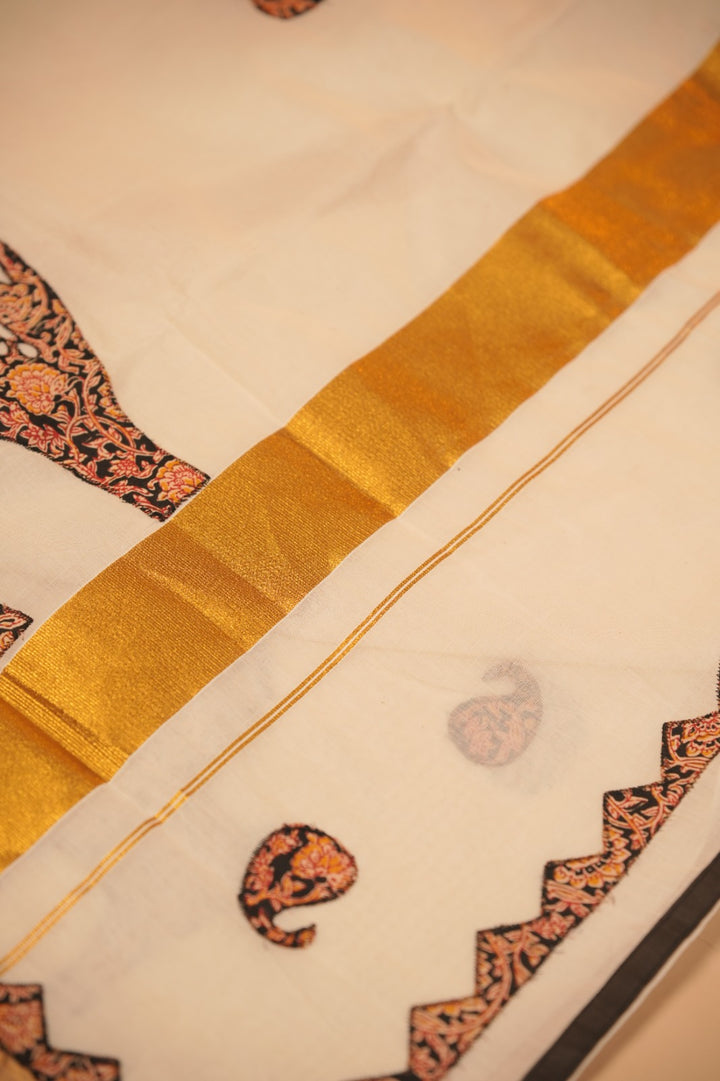Kerala Cotton Saree TSA5493