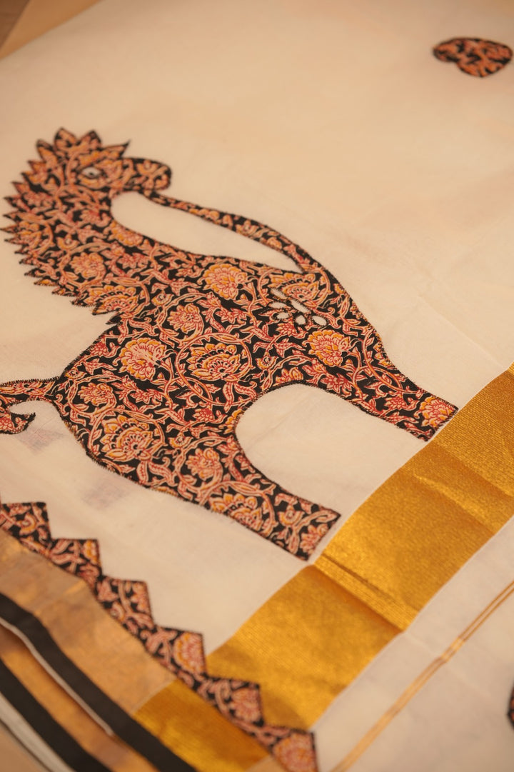 Kerala Cotton Saree TSA5493