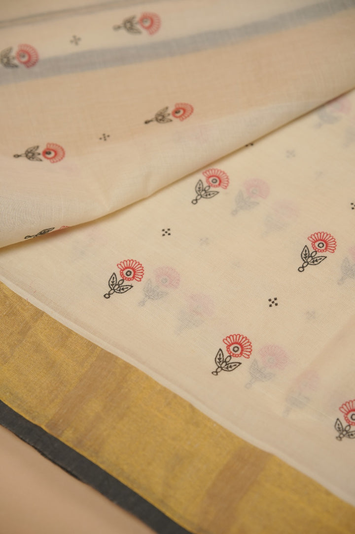 Kerala Cotton Saree TSA01015