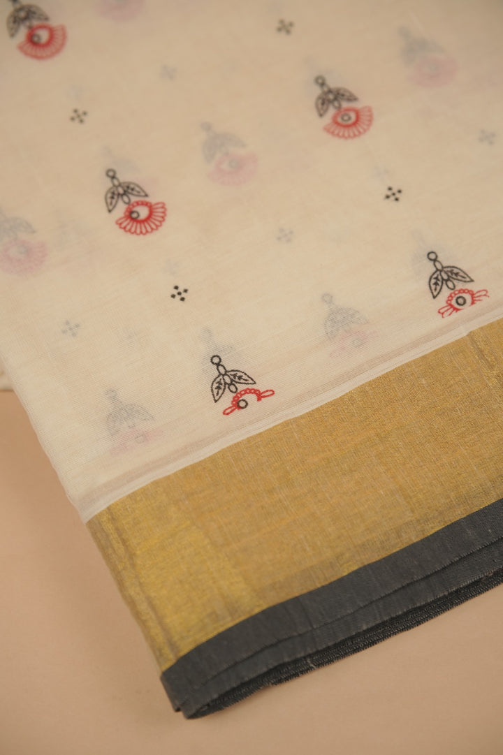 Kerala Cotton Saree TSA01015
