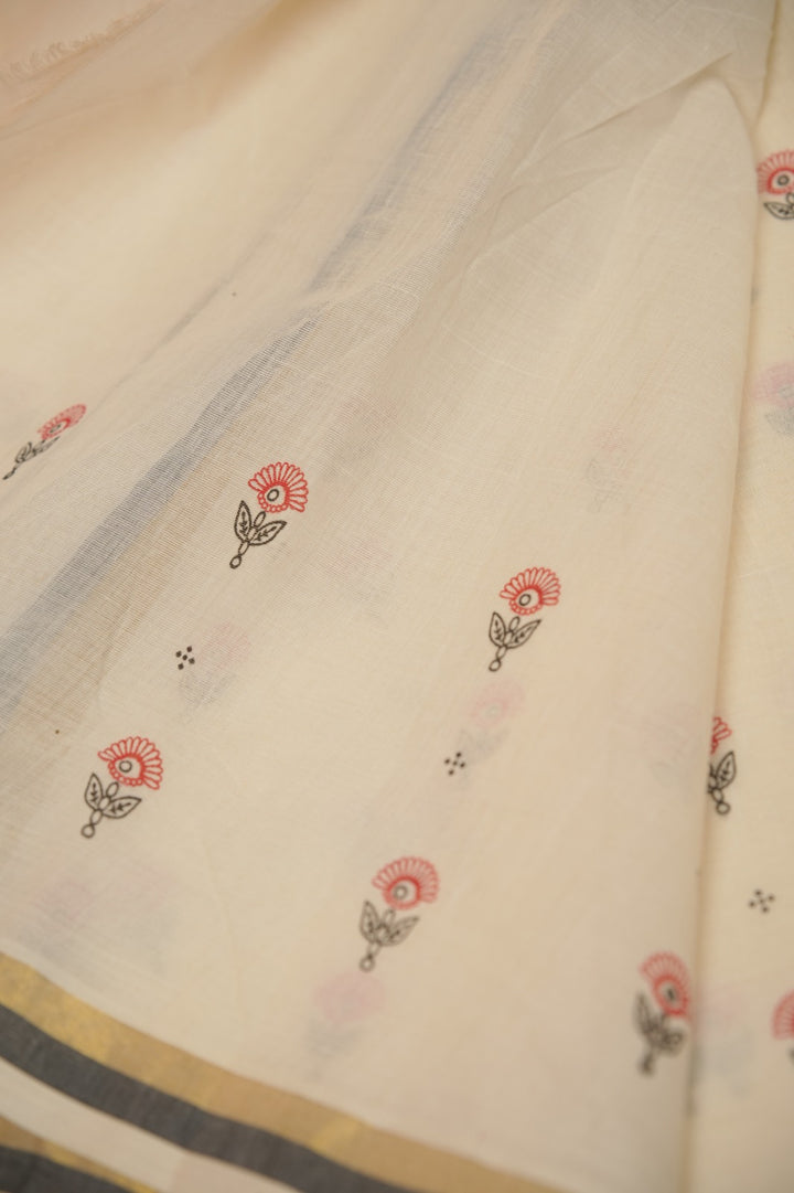 Kerala Cotton Saree TSA01016