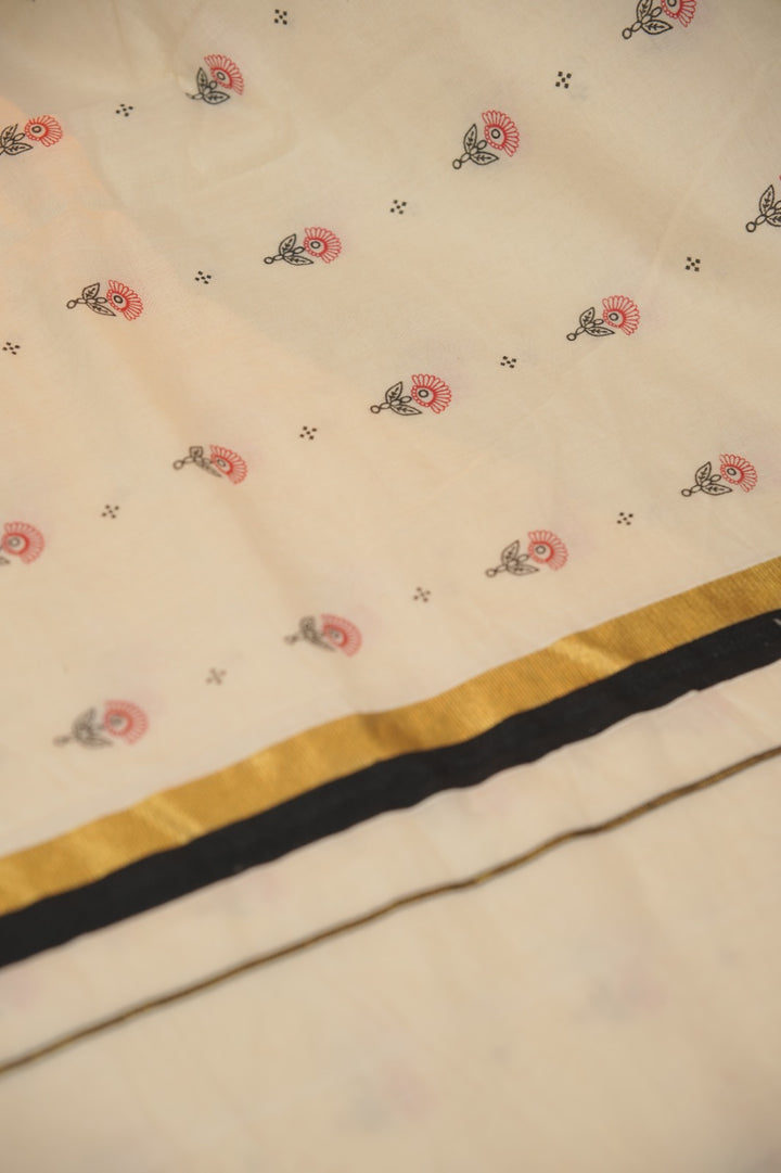 Kerala Cotton Saree TSA01016