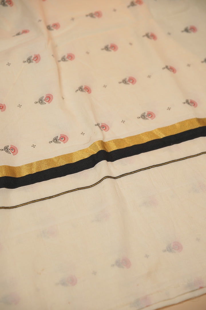 Kerala Cotton Saree TSA01016
