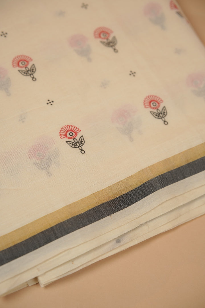 Kerala Cotton Saree TSA01016