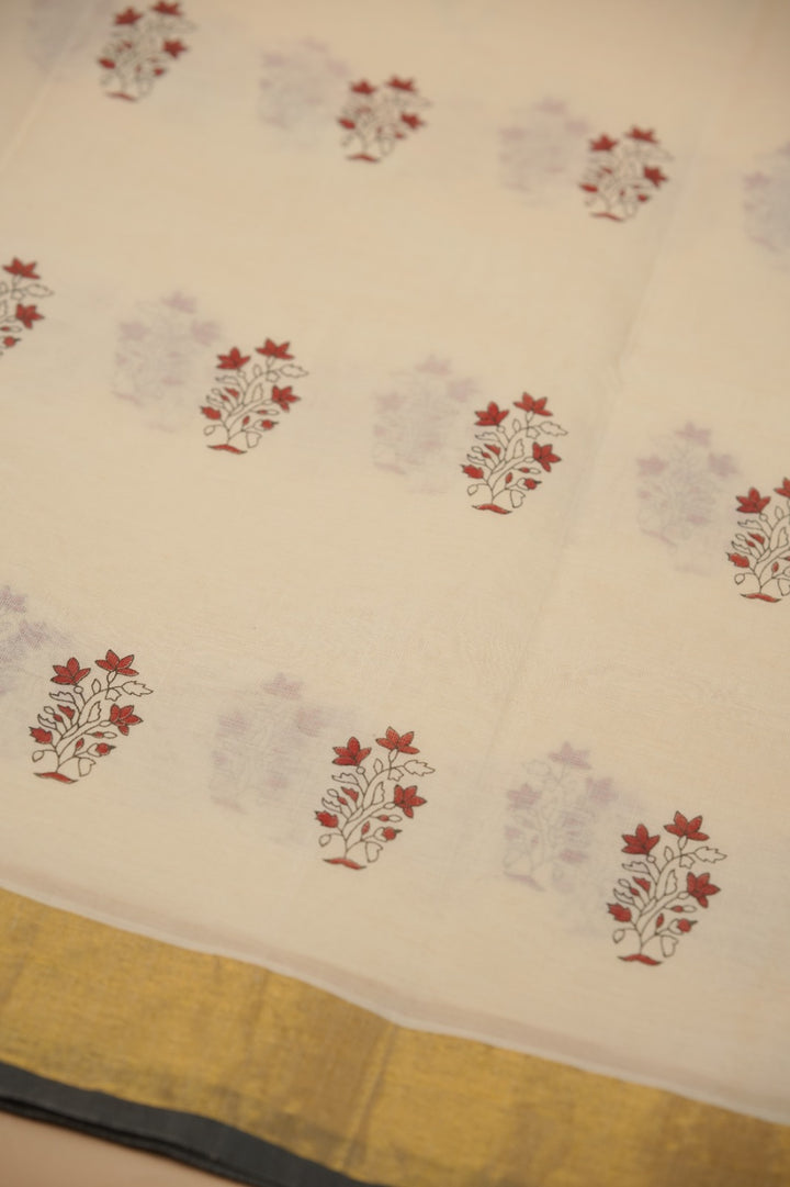 Kerala Cotton Saree TSA01017