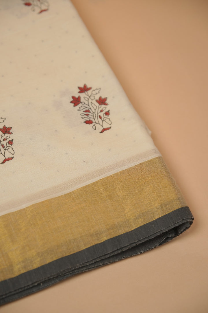Kerala Cotton Saree TSA01017