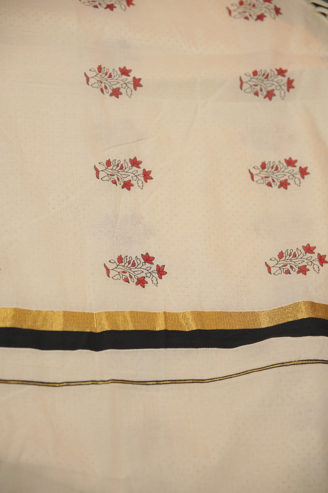 Kerala Cotton Saree TSA01018