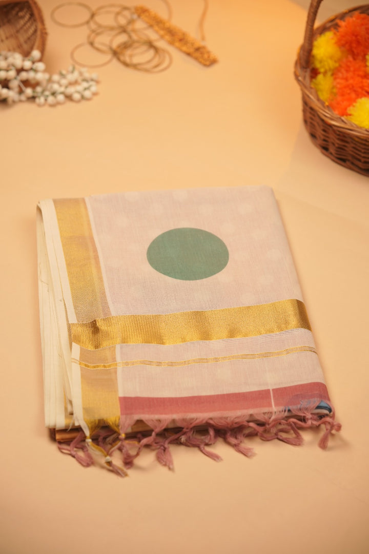 Kerala Cotton Saree TSA1022
