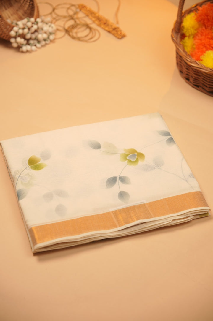 Kerala Cotton Saree TSA01037