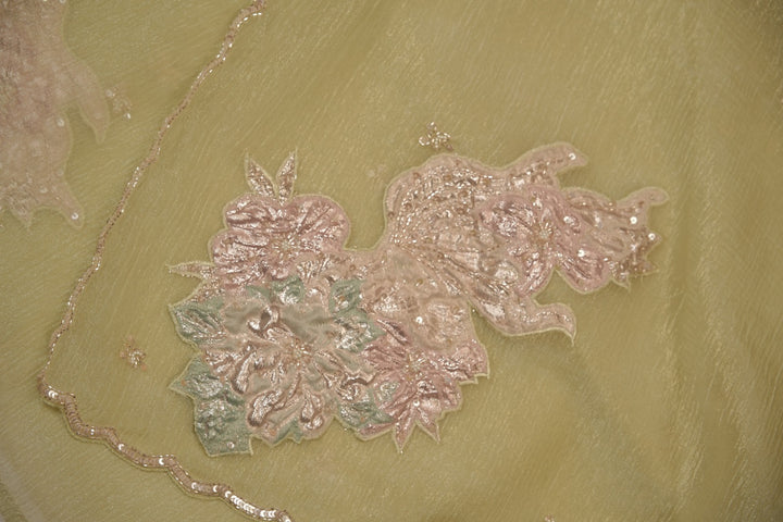 Crushed Tissue Saree TSA5509
