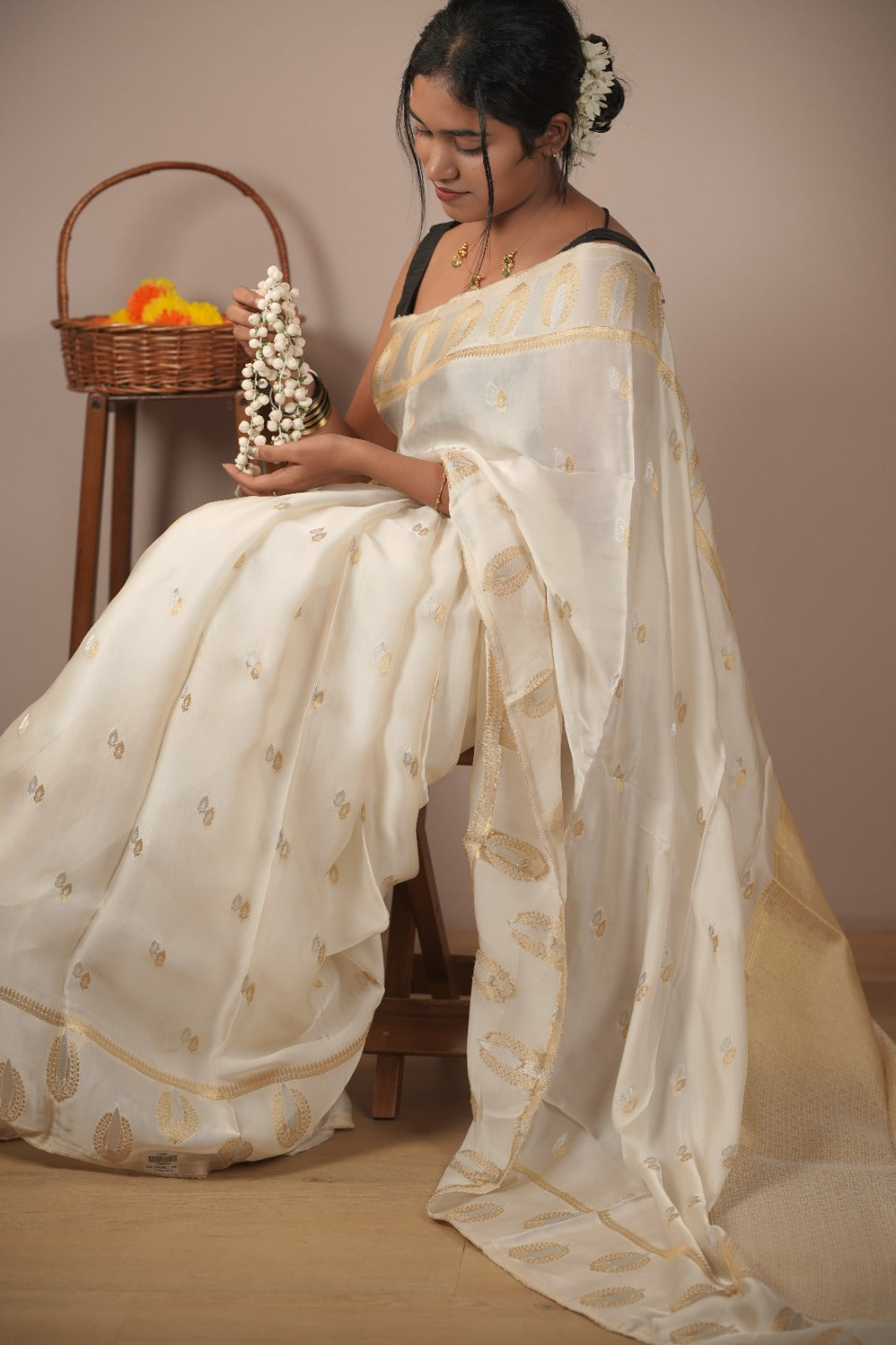 Satin Organza Saree TSA5513