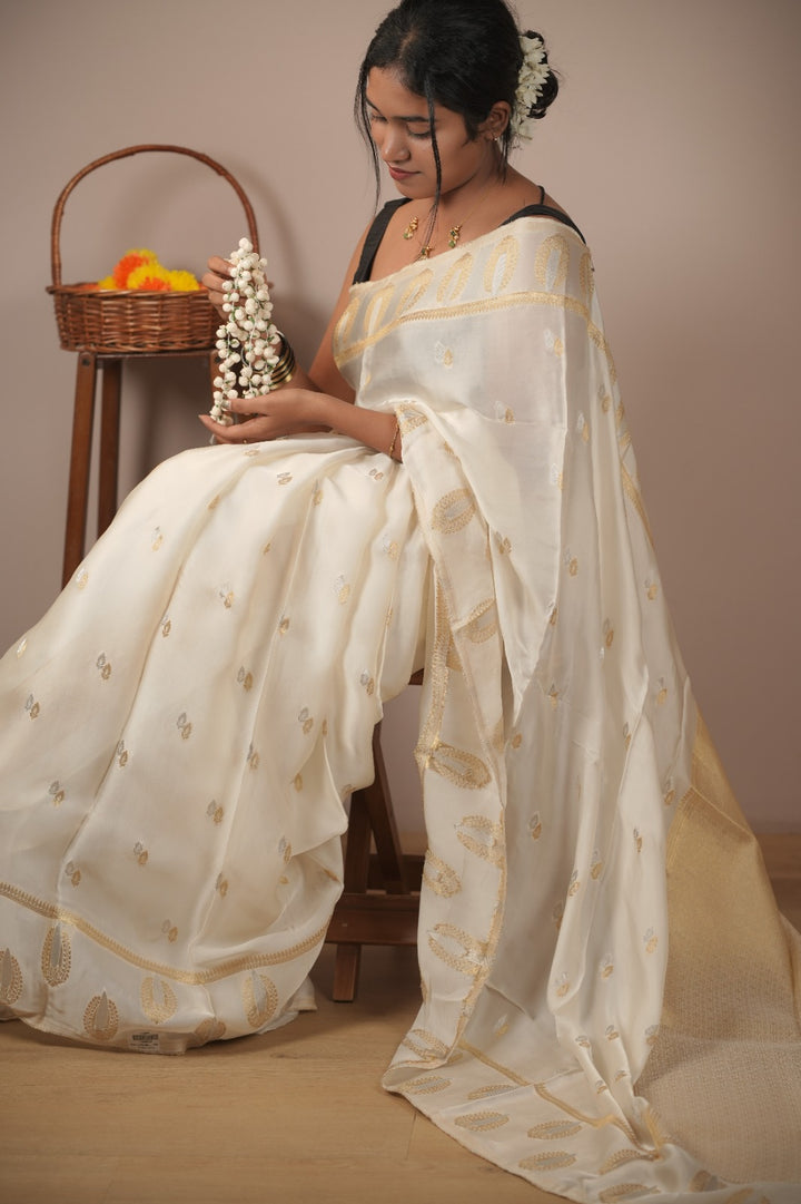 Satin Organza Saree TSA5513