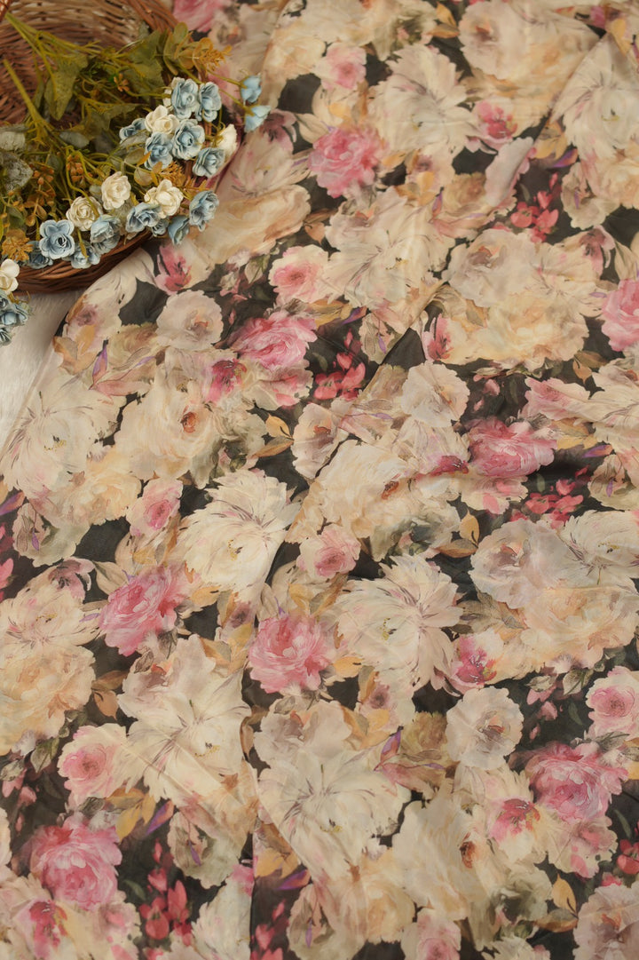 Satin Crepe Material TRF5527