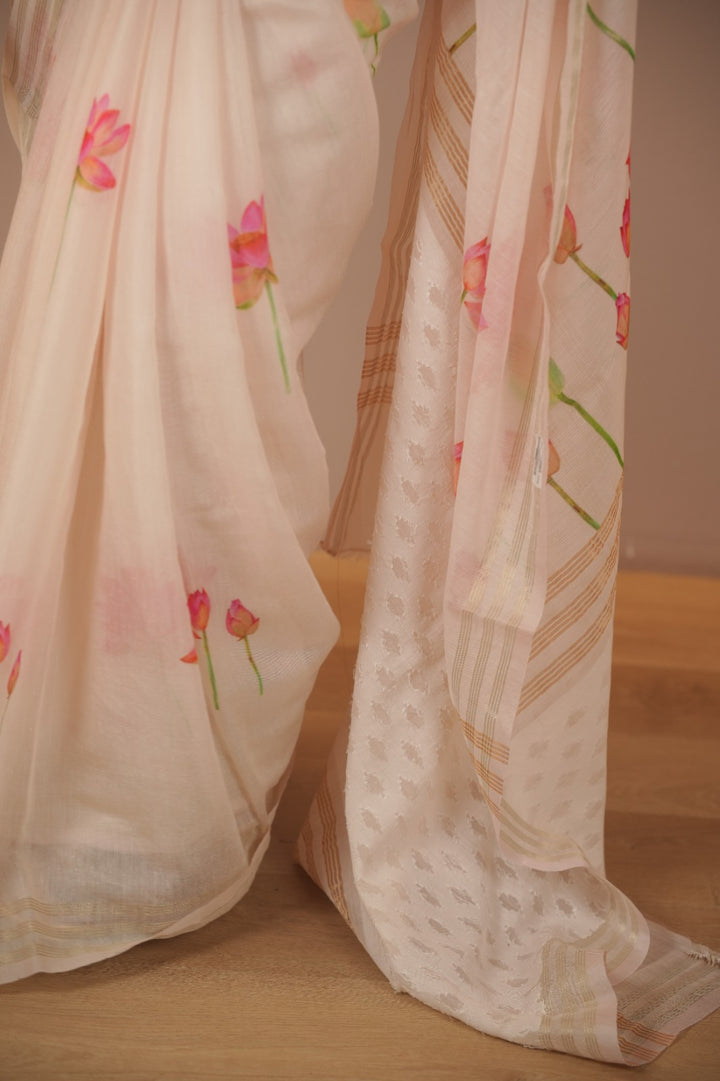 Chanderi Mix Saree TSA5530