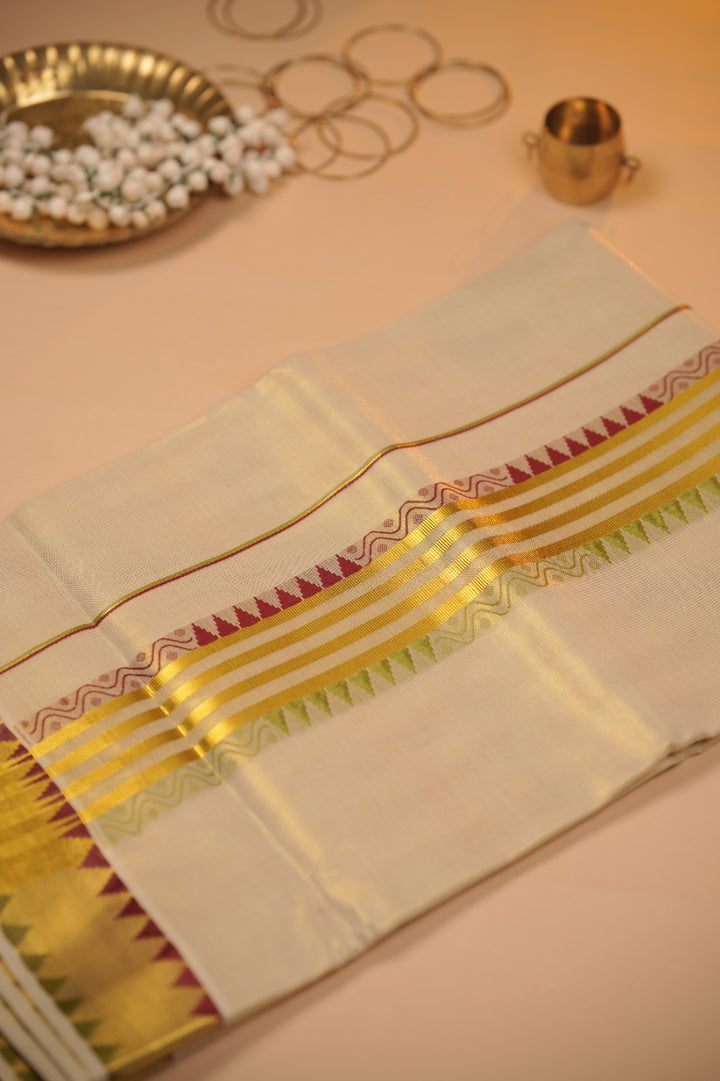 Tissue Cotton Saree TSA1072