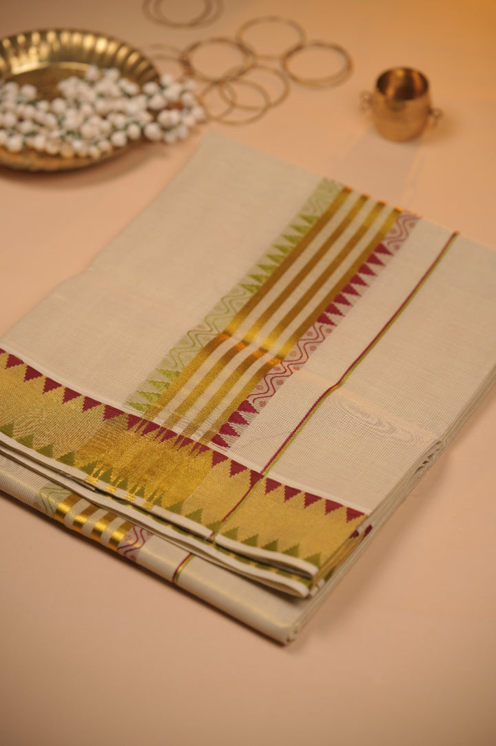 Tissue Cotton Saree TSA1072