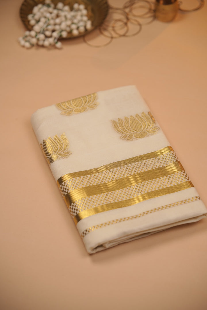 Kerala Cotton Saree TSA1073