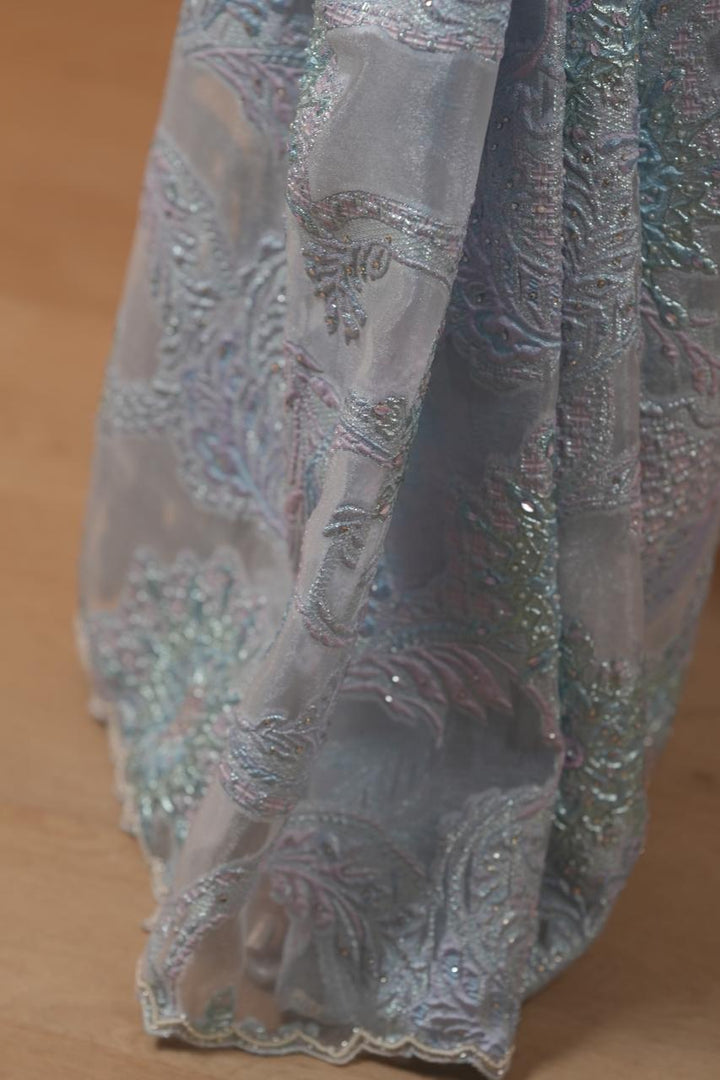 Turkish Organza Saree TSA5536