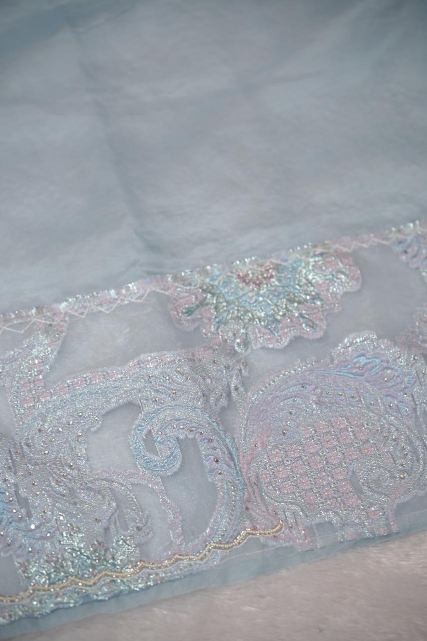 Turkish Organza Saree TSA5536