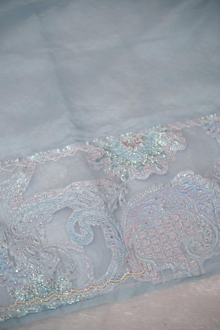 Turkish Organza Saree TSA5536