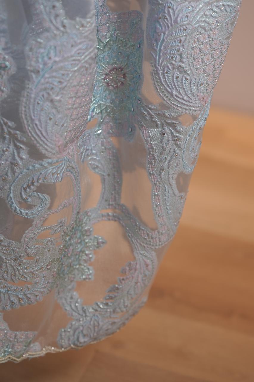 Turkish Organza Saree TSA5536