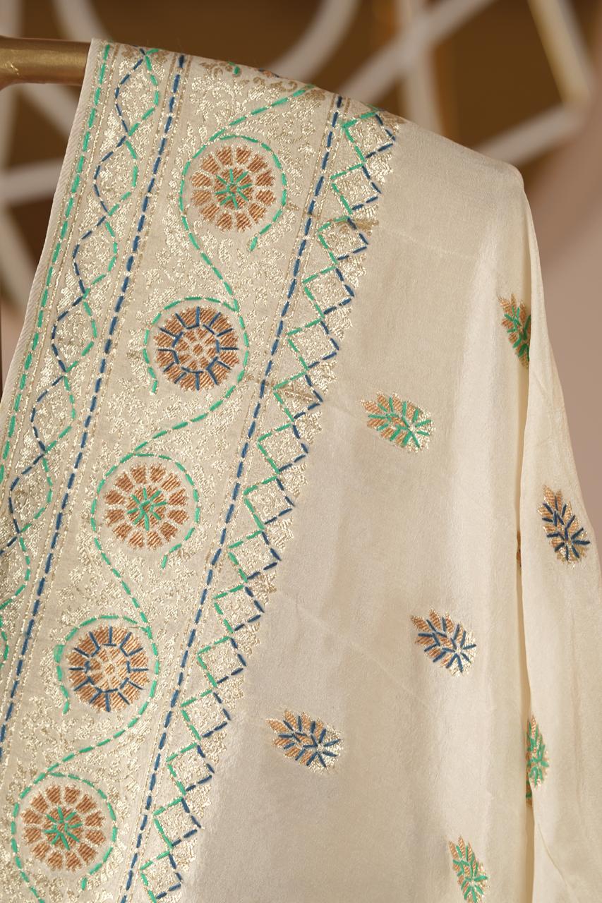 Semi Silk Duppatta TDA5540