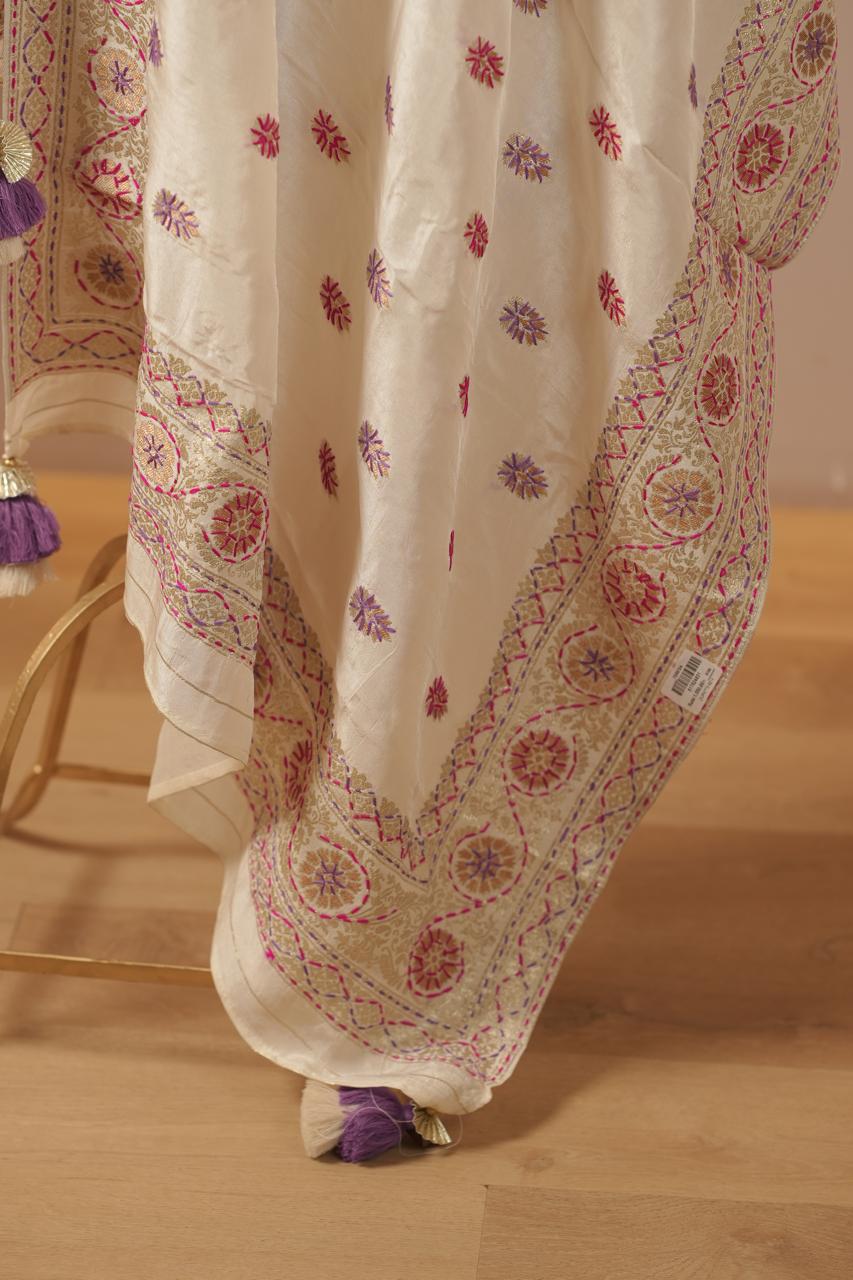 Semi Silk Duppatta TDA5540