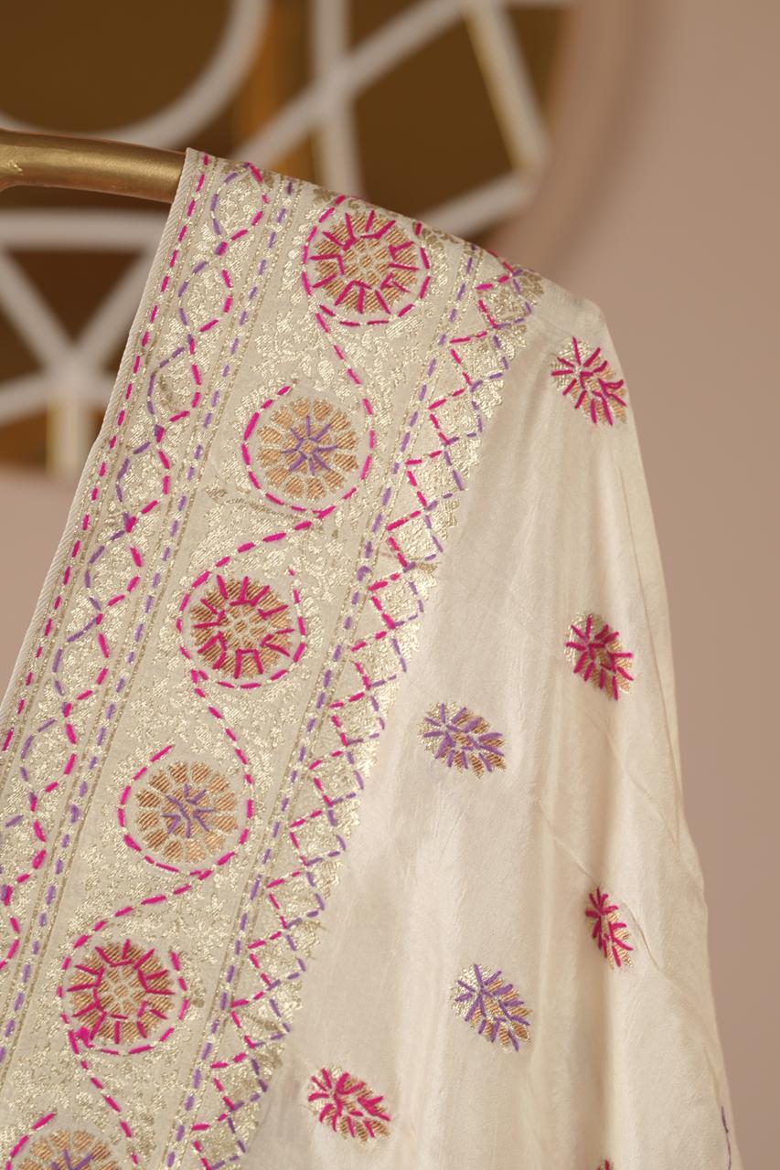 Semi Silk Duppatta TDA5540
