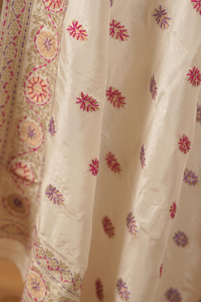 Semi Silk Duppatta TDA5540