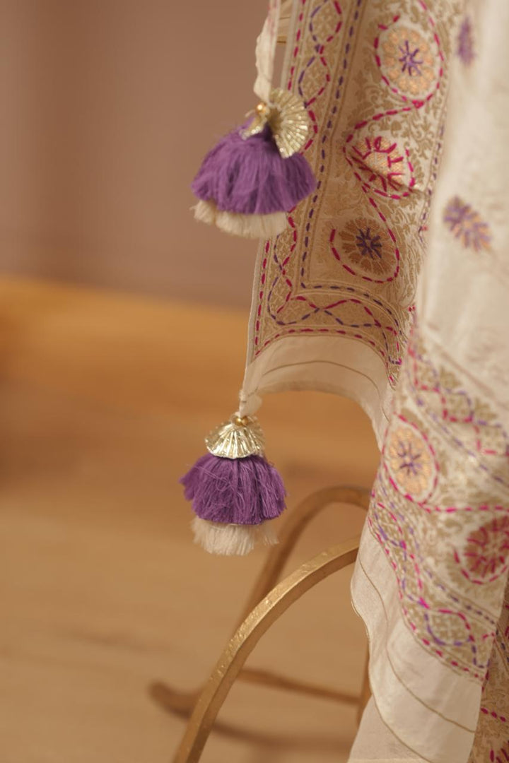 Semi Silk Duppatta TDA5540