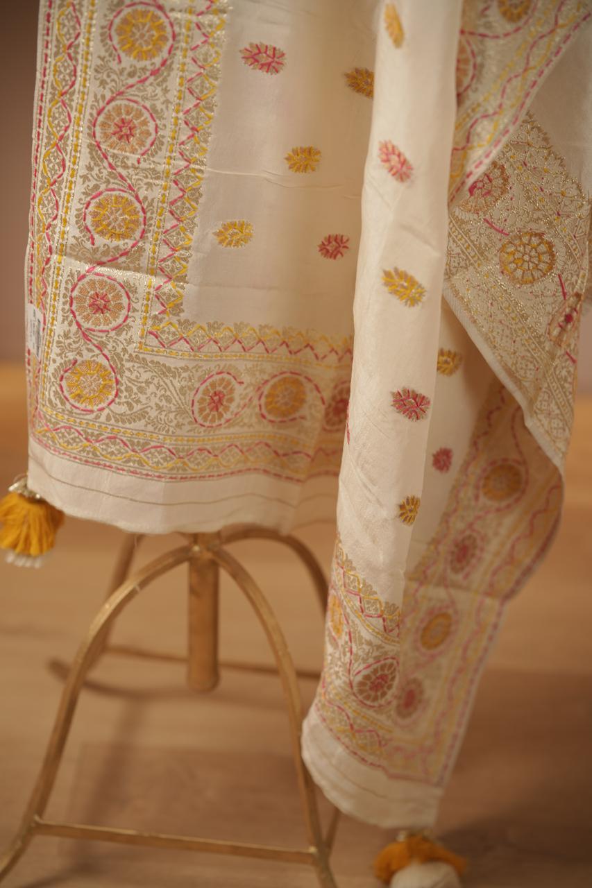 Semi Silk Duppatta TDA5540