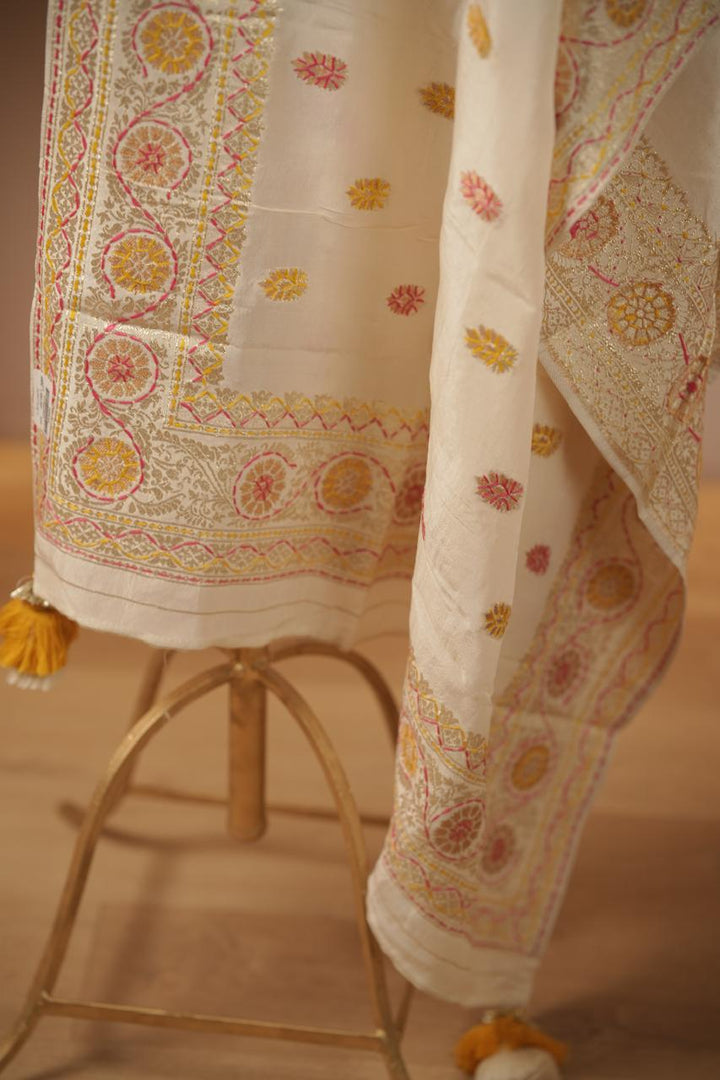 Semi Silk Duppatta TDA5540