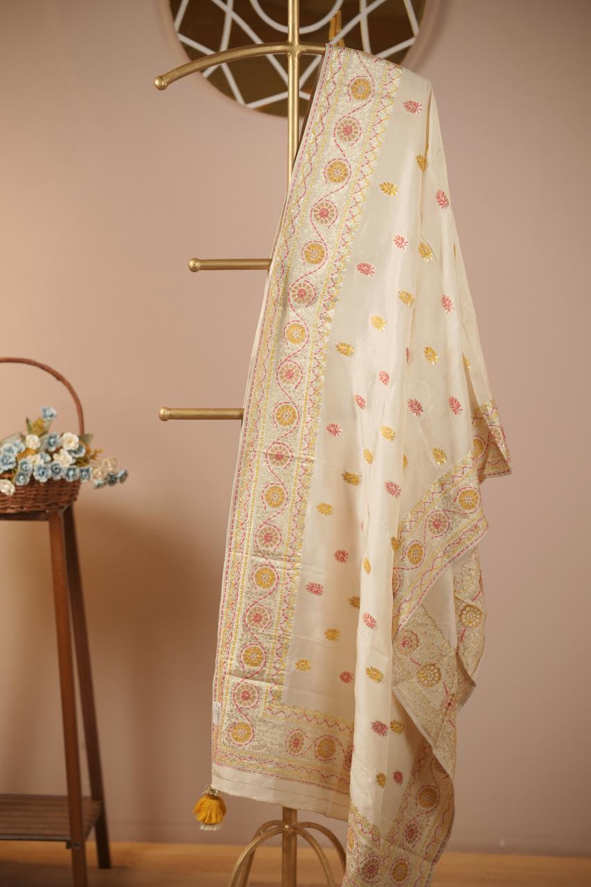 Semi Silk Duppatta TDA5540