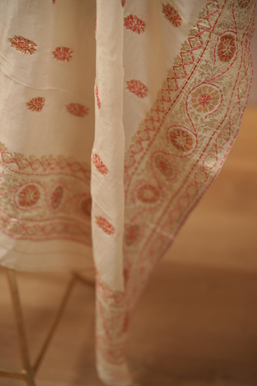 Semi Silk Duppatta TDA5540