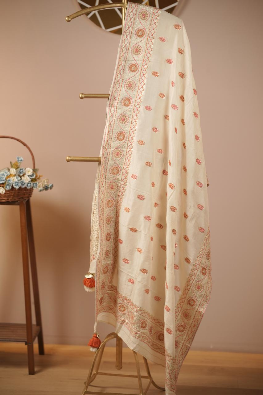 Semi Silk Duppatta TDA5540