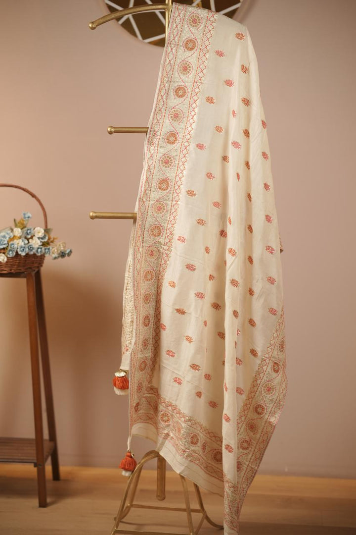 Semi Silk Duppatta TDA5540