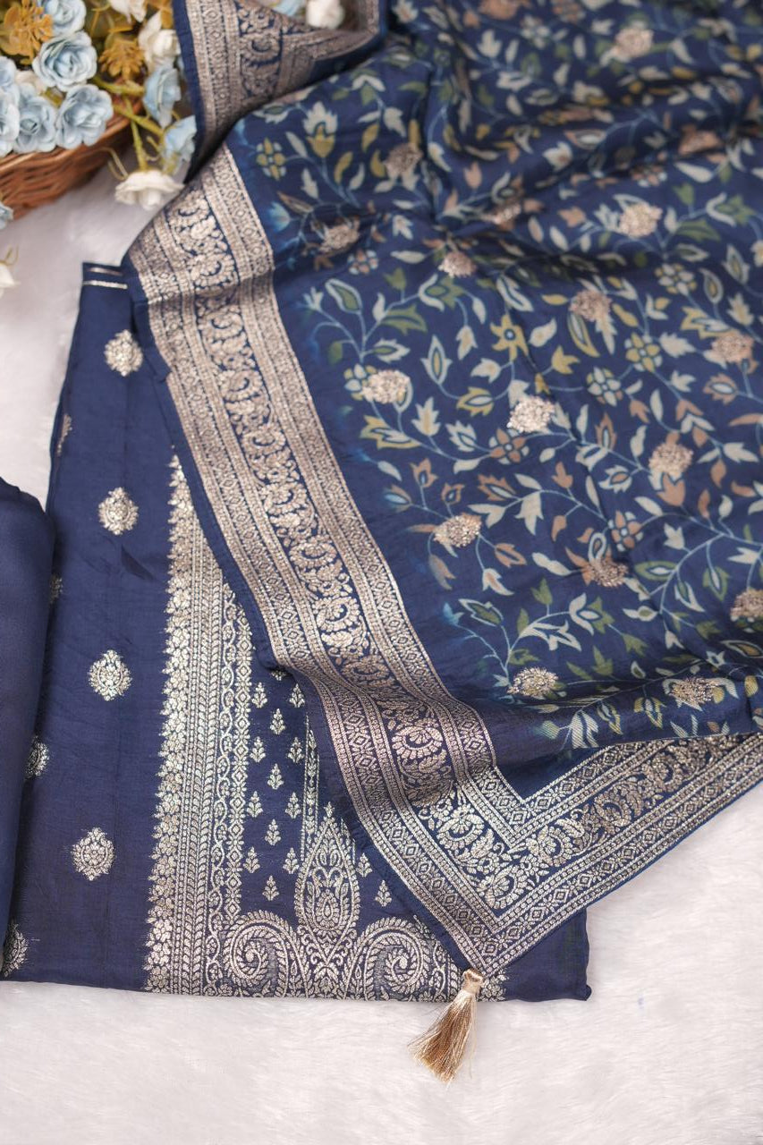 Semi Silk Salwar TSS5542