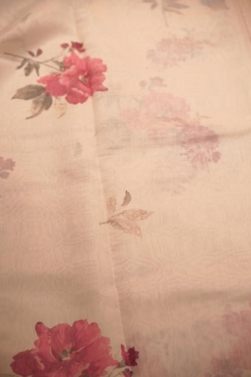 Chanderi Digital Print Saree TSA5546 Print 2