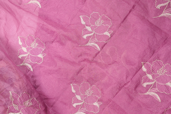Crushed Organza Saree TSA5547