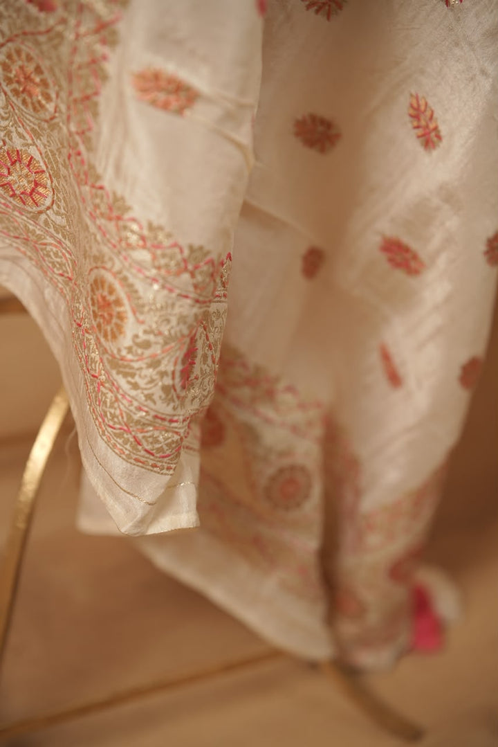 Semi Silk Duppatta TDA5540