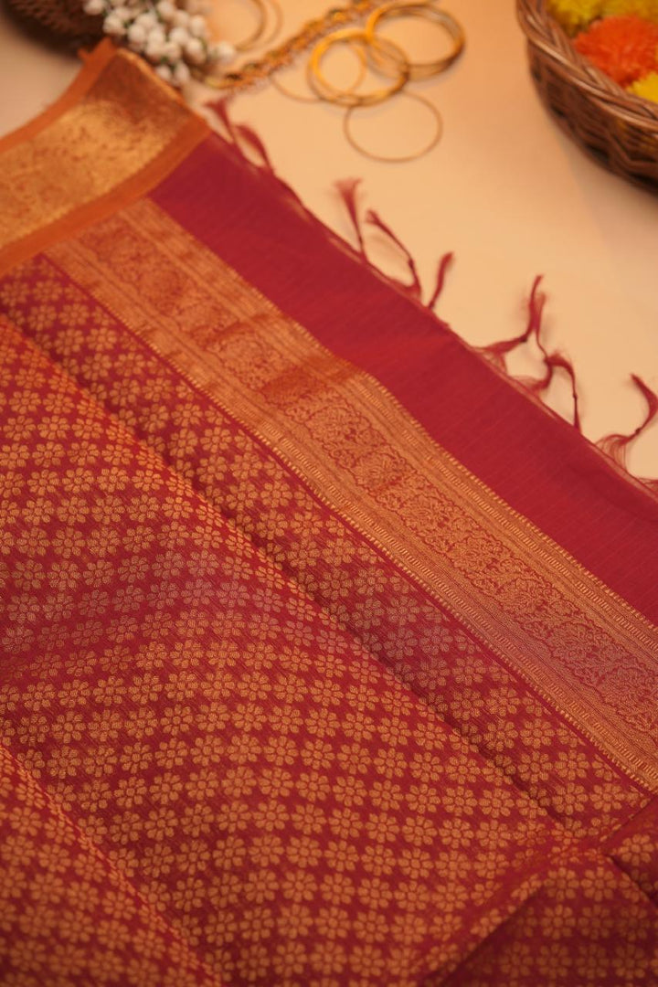 Kanchi Cotton Saree TSA01082