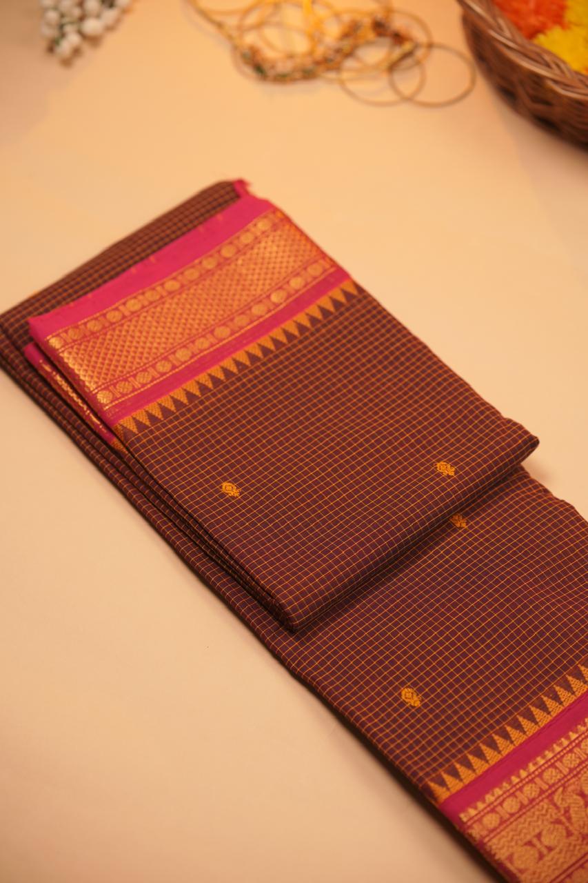 Kanchi Cotton Saree TSA01093
