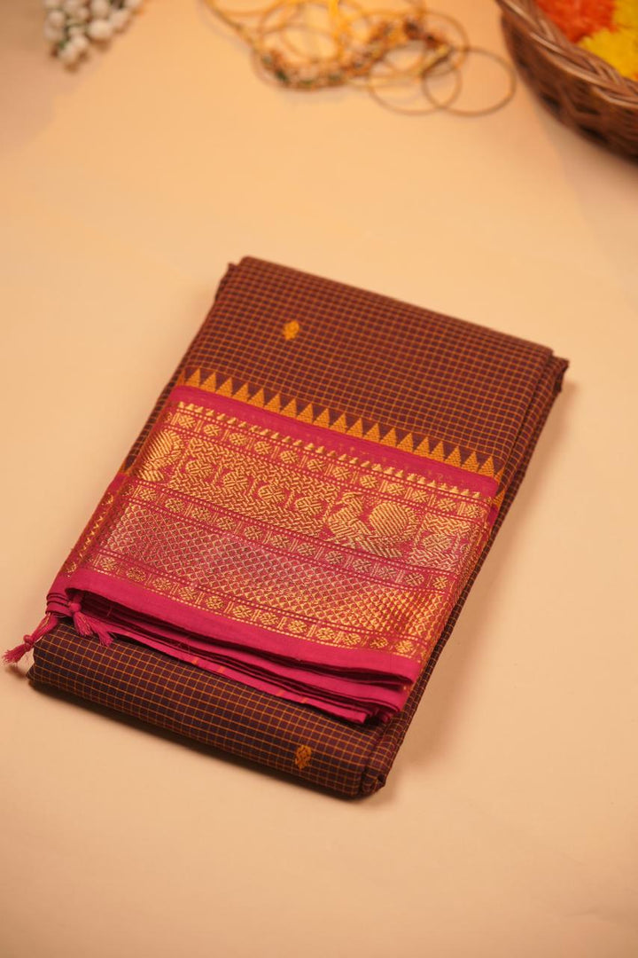 Kanchi Cotton Saree TSA01093