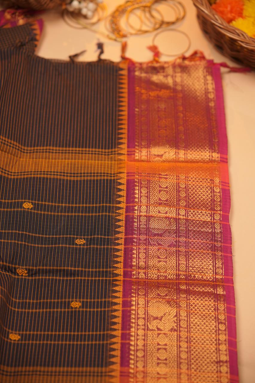 Kanchi Cotton Saree TSA01088