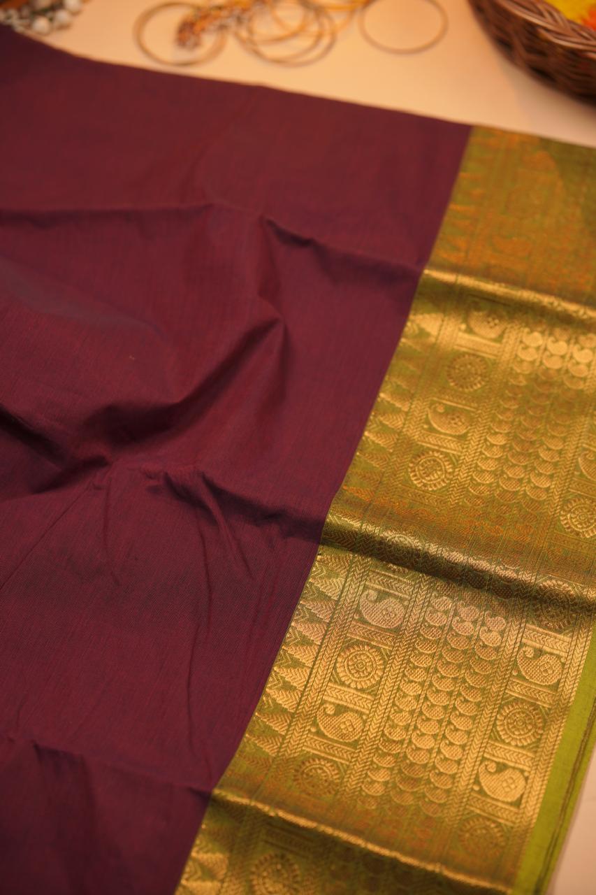 Kanchi Cotton Saree TSA01085