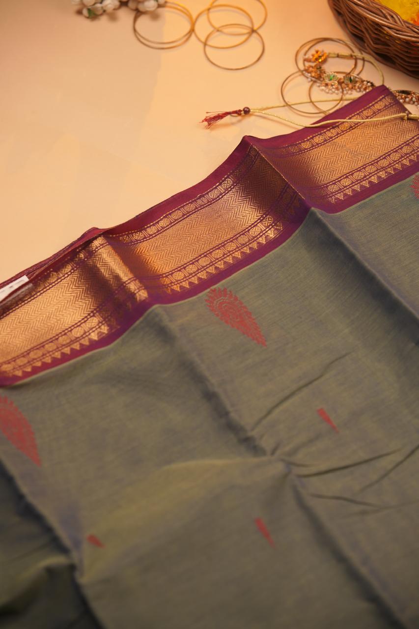 Chettinadu Cotton Saree TSA01101