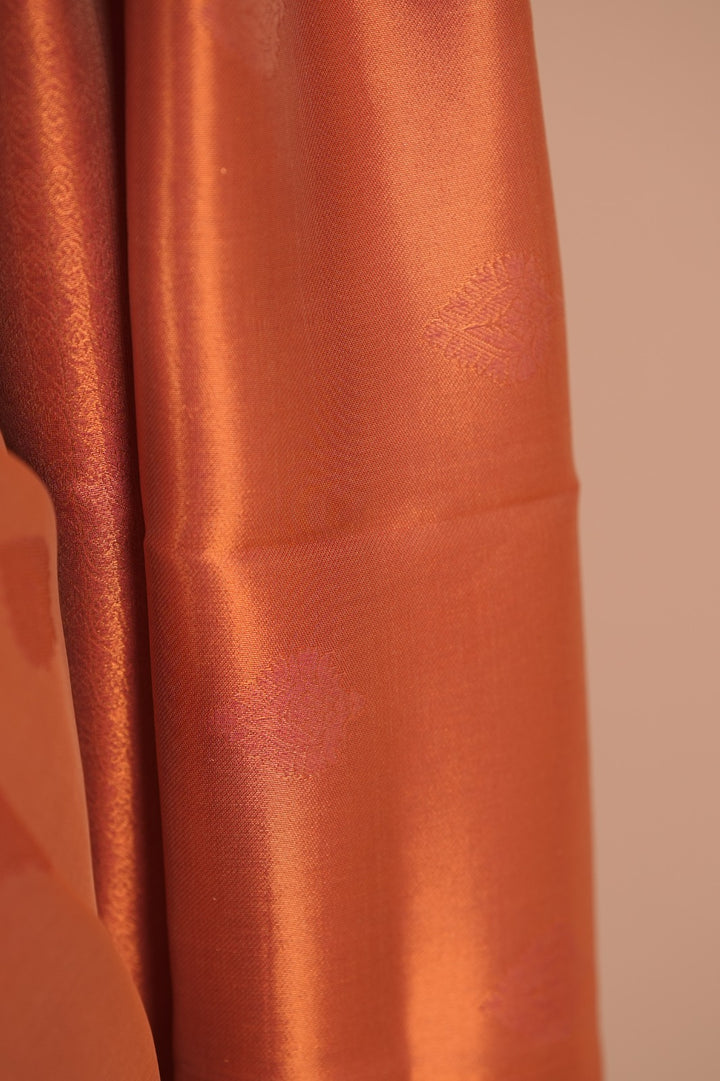 Semi Silk Unstitched Dhawani TDN01096