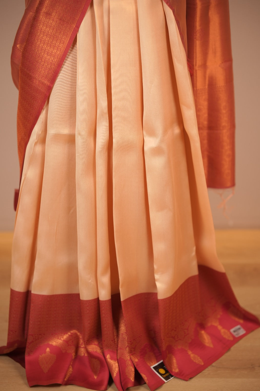 Semi Silk Unstitched Dhawani TDN01096